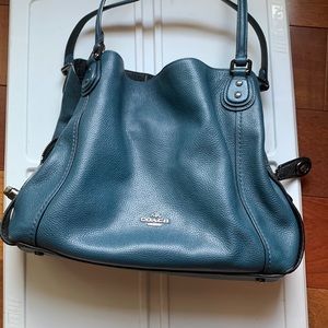 Blue/ snakeskin Coach